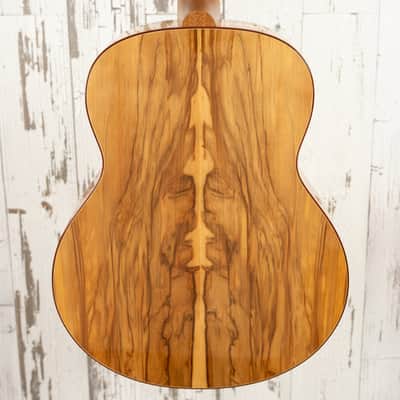 Bourgeois 2013 Luthier's Choice Small Jumbo "Face" Guitar - Bear Claw Spruce Top / Red Gum Eucalyptus Back and Sides image 3