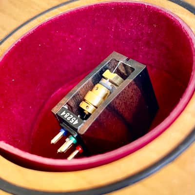 Benz Micro Ruby-Z MC Cartridge, Zebra wood, Line-contact diamond, Boron Cantilever, like new condition image 10