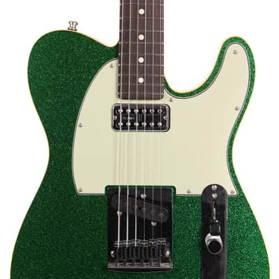 Fender Custom Shop Dual Stack HS Telecaster Green Sparkle Closet Classic image 4