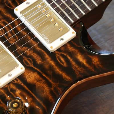 MINTY! 2013 PRS Private Stock #4198 Custom 24 Quilted Bronze Smoke Burst w/ Solid Brazilian Neck + OHSC image 4