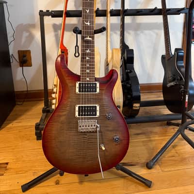 PRS CE 24 Satin 2018 - Charcoal Cherry Burst image 1