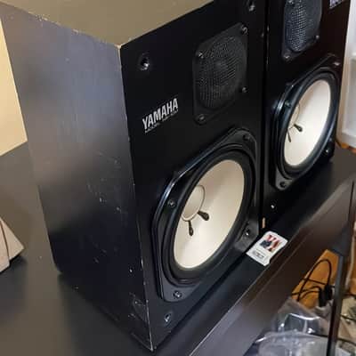 YAMAHA NS10 NS-10 NS 10 STUDIO MONITORS [pair] only 1 woofer works for parts image 10