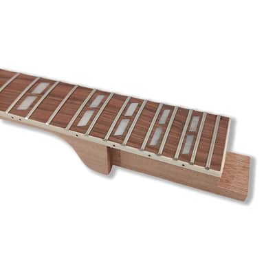 Mahogany Guitar neck 22fret 24.75inch Rosewood Fretboard Set in Heel Diamond image 6