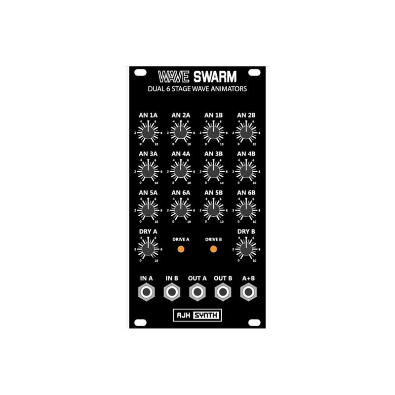 AJH Synth WaveSwarm Eurorack Waveform Animator Module (Vintage Black) image 1