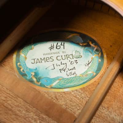 James Curtis Island Prototype Reverse Guitar image 14