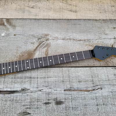 Custom 4x2 Vintage Tint Maple on Rosewood 22 steel fret 25.5 scale guitar neck replacement DIY Project image 1