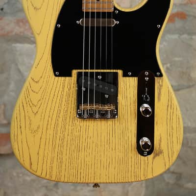 TOM ANDERSON T-Icon SS - Swamp Ash Body & Caramel Maple Neck - Satin Organic Grain Butterscotch image 3