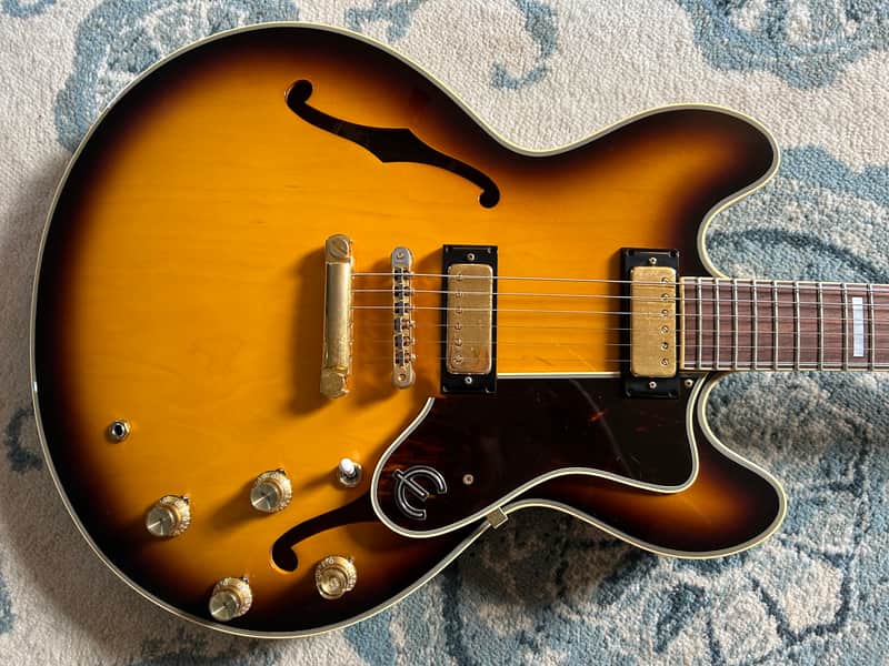 Epiphone Elitist Sheraton VS 2005 - Brown Burst image 1