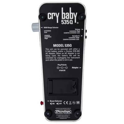 Dunlop Cry Baby 535Q Multi-Wah Pedal - Chrome image 5