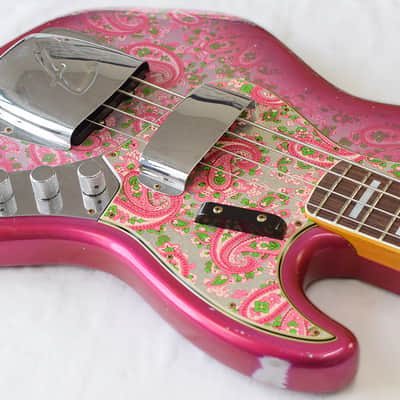 Fender Jazz Bass Custom Hv-Relic Pink Paisley image 10