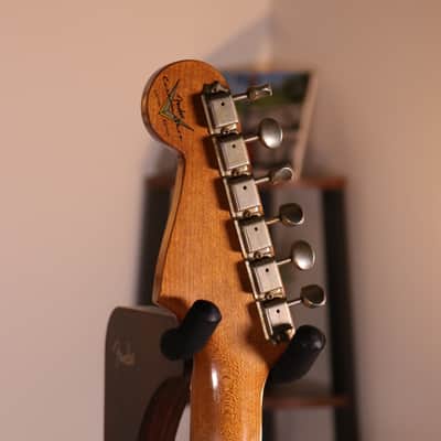 Fender Custom Shop LTD 1954 Roasted Stratocaster Journeyman Relic - Roasted Maple Fingerboard, Wide-Fade 2-Color Sunburst image 20