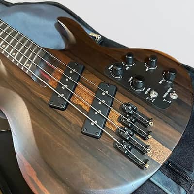 ESP LTD B-1004 Multi-Scale 4 String Electric Bass Guitar - Natural image 11
