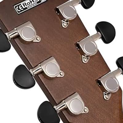 Cort Luce 6 String Acoustic-Electric Guitar, Right Handed, Natural (L450 C NS) image 7