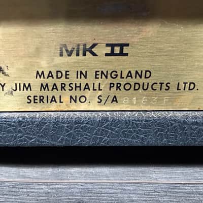 Marshall JMP 50-Watt Head 1974 - Signed by Jim Marshall! image 7