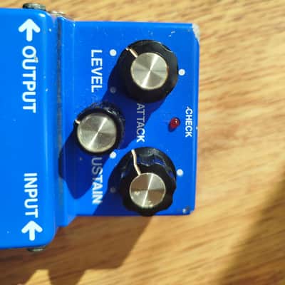 Boss CS-2 Compression Sustainer (Black Label) 1981 - 1989 - Blue image 5