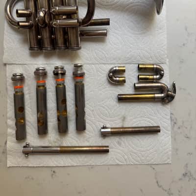 Yamaha Custom 9810 Silver Plated Bb/A Piccolo Trumpet image 9