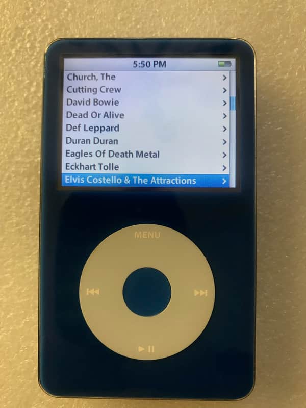 Apple iPod CLASSIC 60GB 5th Gen video A1136 2005 - Blue NEW | Reverb