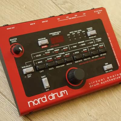 Nord Drum 4-Channel Virtual Analog Drum Synthesizer 2012 - 2013 - Red image 1