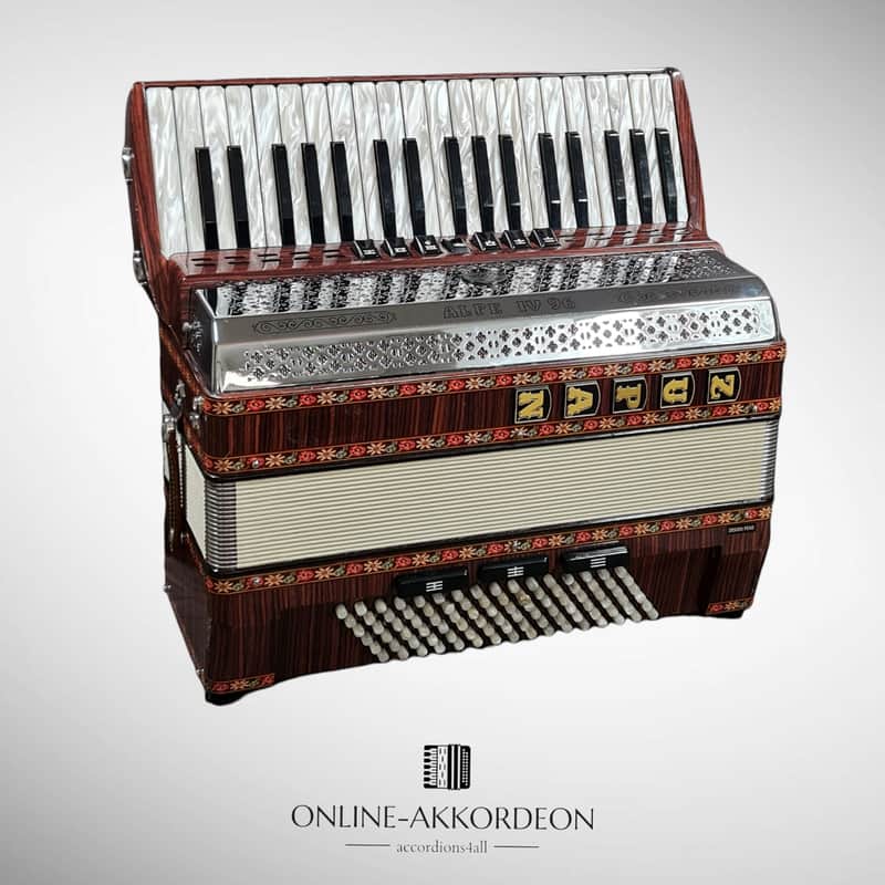 Accordion Harmonika Zupan Alpe IV 96 Bass with Cagnoni reeds image 1