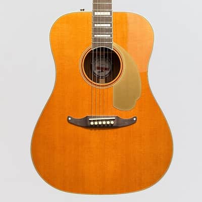 Fender California Vintage King Dreadnought Acoustic Electric Guitar w/ Case - Natural image 1