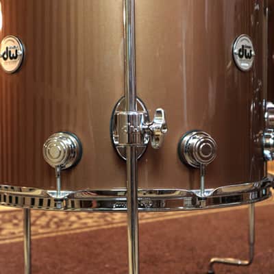 DW Collector's Copper Metallic Drum Set - 22,10,12,14,16 - SO#1230774 image 9