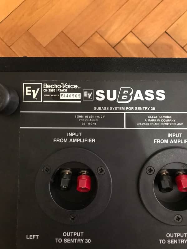 Electro-Voice SENTRY 30 Speakers/Monitors | Reverb