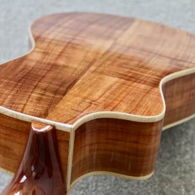 Big Island Ukulele Company K5A-CTU Artist Series 5A Curly Koa Concert Ukulele W / Carrying Case image 6