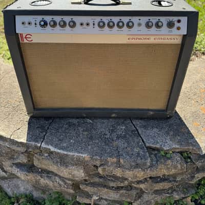Epiphone Embassy EA 300 RVT Vintage 1960's Kalamazoo 6L6 Tube Twin 12" Combo Guitar Amp Gibson Reverb Tremolo image 2
