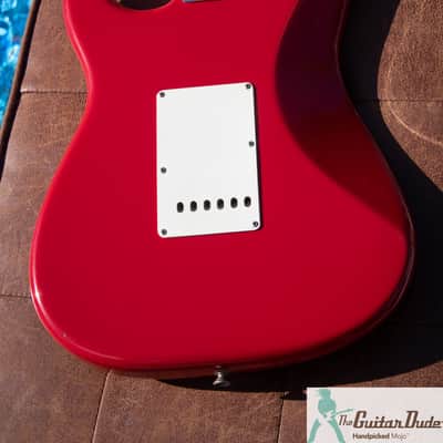 1995 Fender Eric Clapton Artist Series Stratocaster with Lace Sensor Pickups - Rare Torino Red - Yamano Export w COA - Pro Set Up! (Perfect Frets/Action/Intonation) image 11