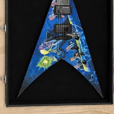 Dean Dave Mustaine VMNT Graphic Flying V Electric Guitar – Rare Discontinued Model image 9
