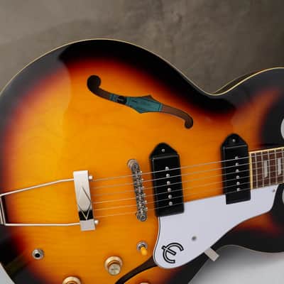 Epiphone Casino Vintage Sunburst Electric Guitar w/ Hardshell Case #59253 image 6