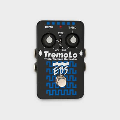 EBS TremoLo Guitar Effects Pedal 2010s - Black image 1