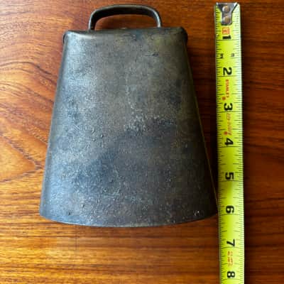 Vintage 1900s 5" Steel Cowbell Unmarked - See Video! image 6