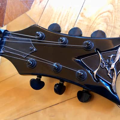 NEW DBZ Barchetta Neck Thru Electric Guitar- Floyd Rose-Trans Blue, Skull Gloss Korea image 8