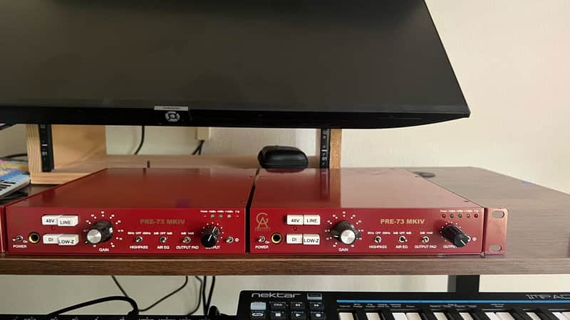(2) Pair of Golden Age Project PRE-73 MkIV Microphone Preamp image 1