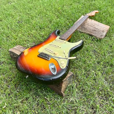 Vintage 1961 Slab Board Fender Stratocaster image 3