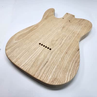 Brio 2 piece Roasted Swamp Ash Body "Thinline" T-Style - Unfinished image 2