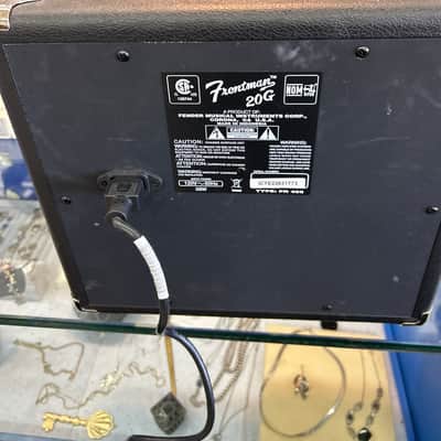 Fender Frontman 20G 2-Channel 20-Watt 1x8" Guitar Combo 2022 - Present - Black image 2