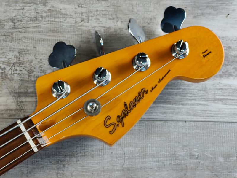 ベース S.Galaner Bass guitar S. Galaner (by Shimokura Japan) Medium Scale Jazz Bass | Reverb