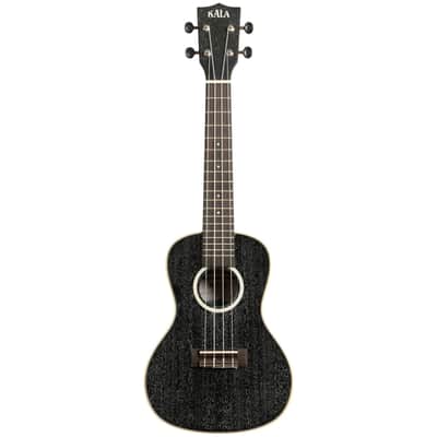 Kala Brand Solid Mahogany Doghair Salt & Pepper Concert Ukulele image 4