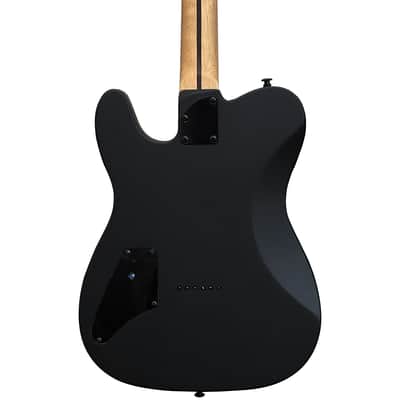 Dynacaster BT-1 Super Tele Humbuckers w/ Preamp Electric Guitar Satin Black image 4