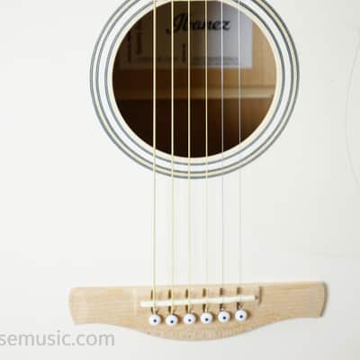 Ibanez AAM370E-OAW Advanced Acoustic - Open Pore Antique White image 5
