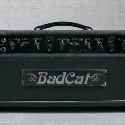 Bad Cat Black Cat 30R Hand Wired Legacy Series 30-Watt Guitar Amp Head with Reverb