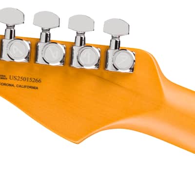 Fender American Ultra Luxe Vintage '50s Stratocaster Maple FB White Blonde with Case image 6