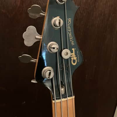 G&L Interceptor Bass 1984 - Black w/OHSC *Rare* image 5