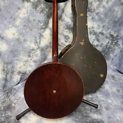 Vintage RARE 1925 Prewar The Gibson TB-2 Tenor Banjo Original Rest Pickguard Hardshell Case image 16