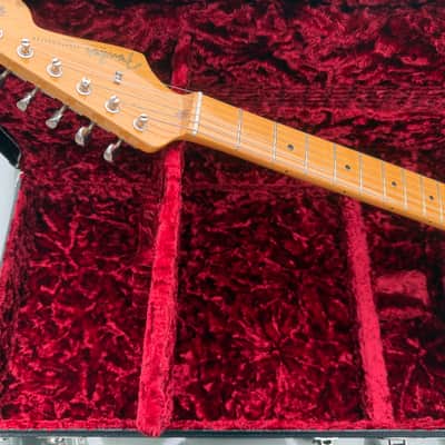 Fender Custom Pickup Work: American Original 50s Stratocaster 2018-2022 - White Blonde with custom pick guard image 5