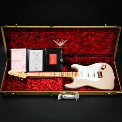 Fender Custom Shop Limited Edition 1954 Hardtail Stratocaster DLX Closet Classic- Dirty White Blonde (LXX0323) image 3