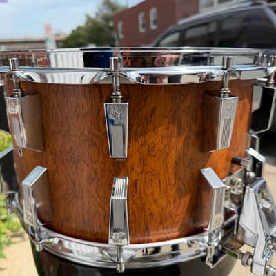 Sonor Horst link 8 by 14” perfect rare amazing Germany made beech snare drum 80’s image 4