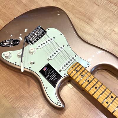 Fender American Professional Classic Stratocaster Electric Guitar 2025 - Faded Firemist Gold image 11